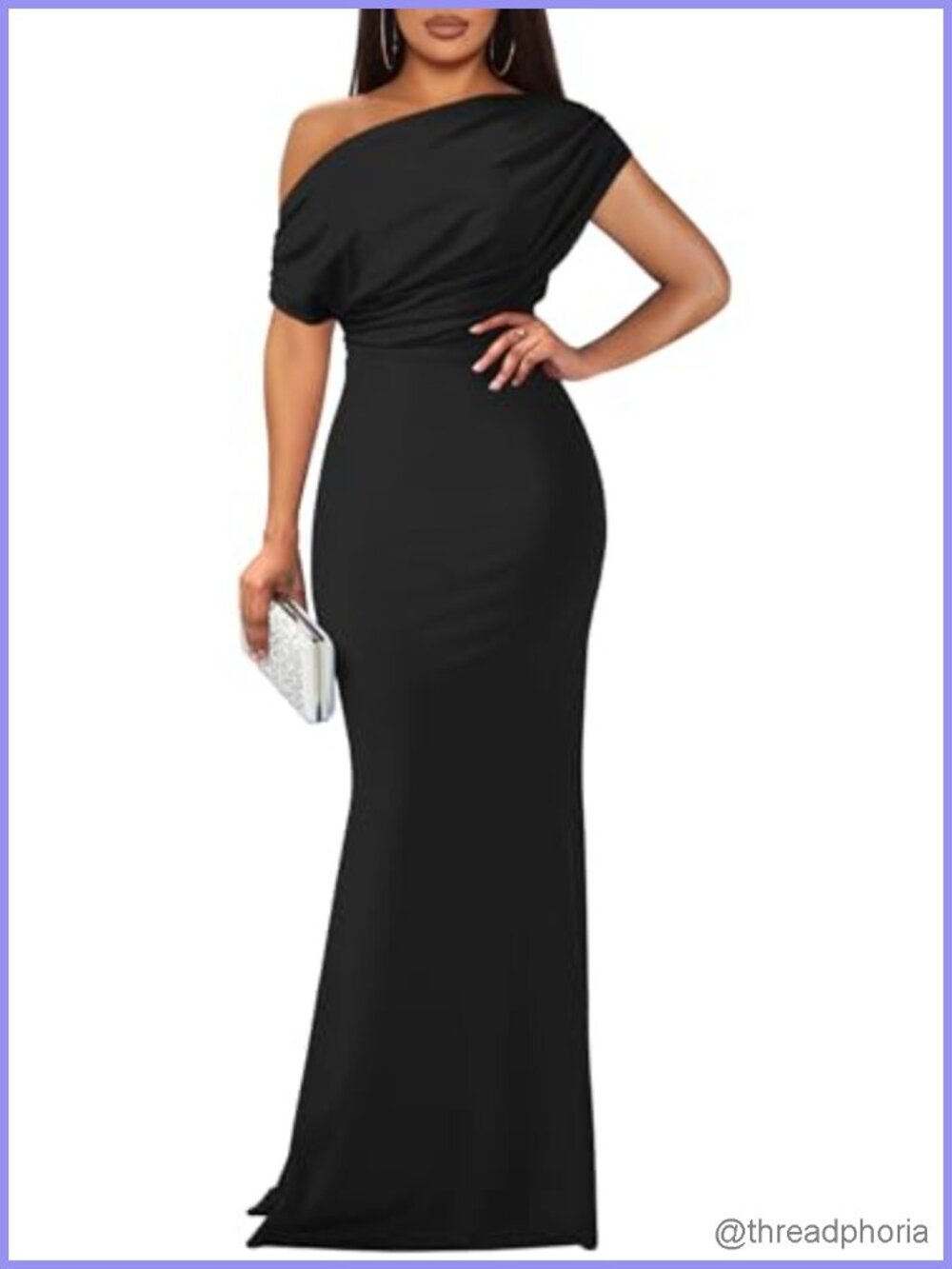 Women's Sleeveless Off Shoulder Mermaid Maxi Formal Evening Dress